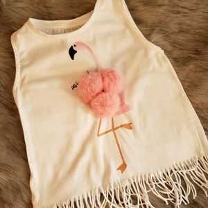 Zara Girl flamingo top